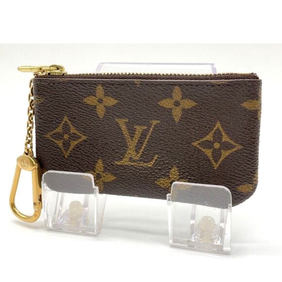Authentic LV Louis Vuitton Monogram Pochette Cles Coin Case W/Box - Picture 2 of 12